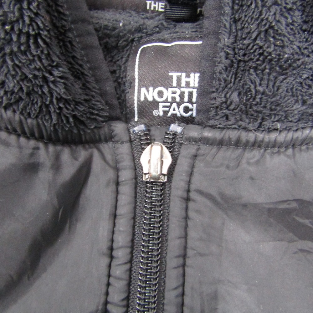 The North Face Jacket Womens Small Black Fleece Hooded Full Zip Lined Pockets - Picture 3 of 7